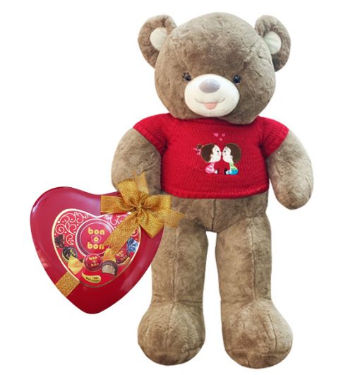 xmas teddy bear chocolate 02