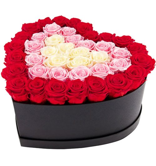 heart shape rose box valentines day 03