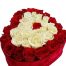 mixed heart box roses valentine vietnam 3