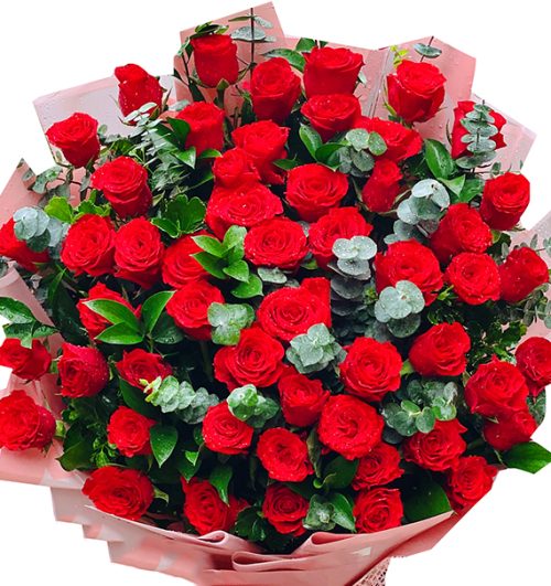 48 red roses mom