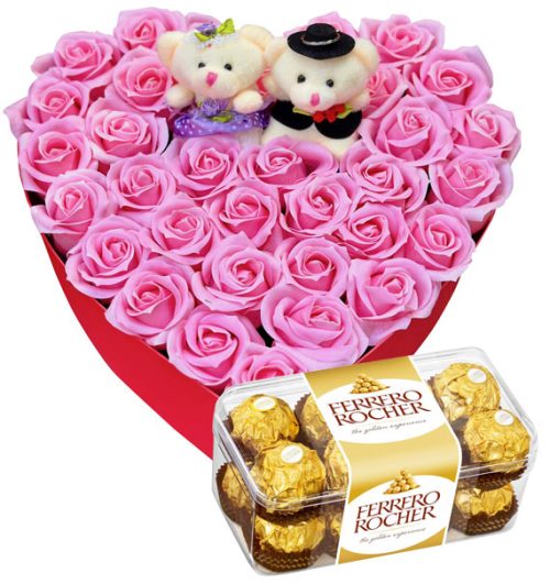 waxed roses chocolate 10