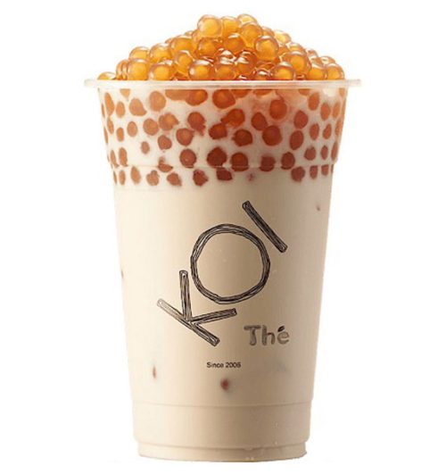 golden bubble milk tea