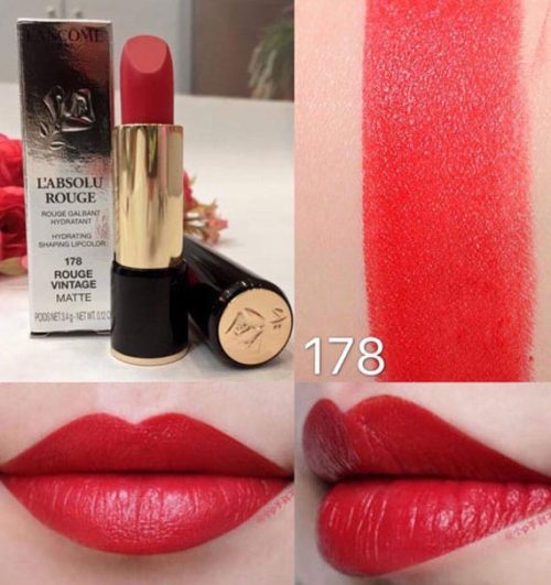 Lancome L'Absolu Rouge Lipstick 178 Rouge Vintage full 570x605