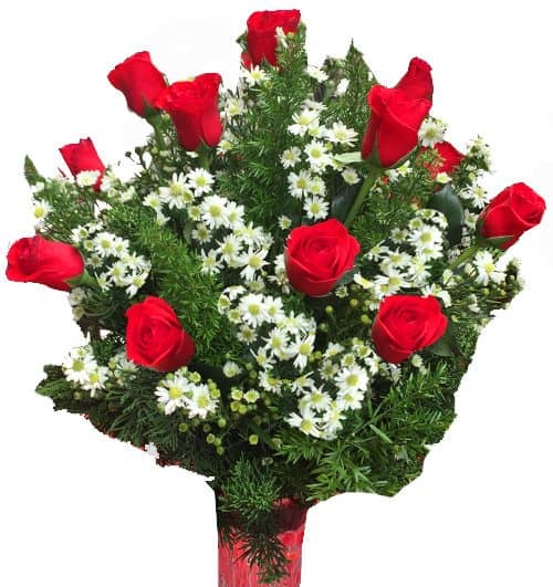 red roses in vase 500x531