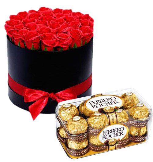 waxed roses and chocolate 01 500x531