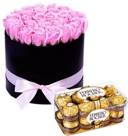 waxed roses and chocolate 03 500x531