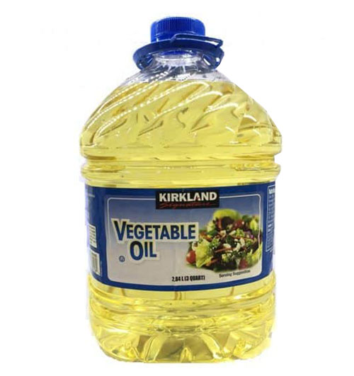 2 bottles of kirkland signature vegetable oil