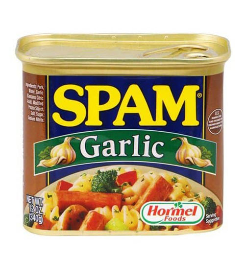 2 box of spam garlic