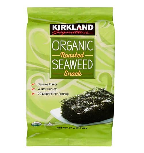 5 bags of kirland signature roasted seaweed