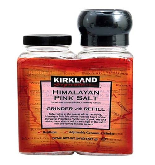 kirkland signature himalayan pink salt