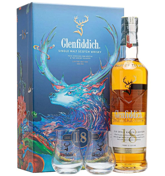 Glenfiddich 18 years Tet Gift Box