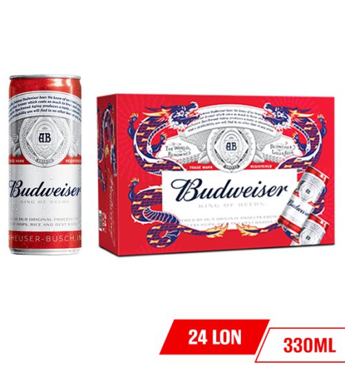 budweiser beer tet 24 cans box