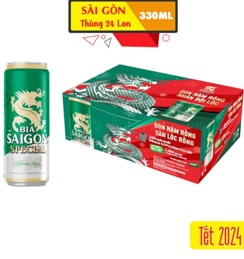 saigon special beer tet 24 cans box