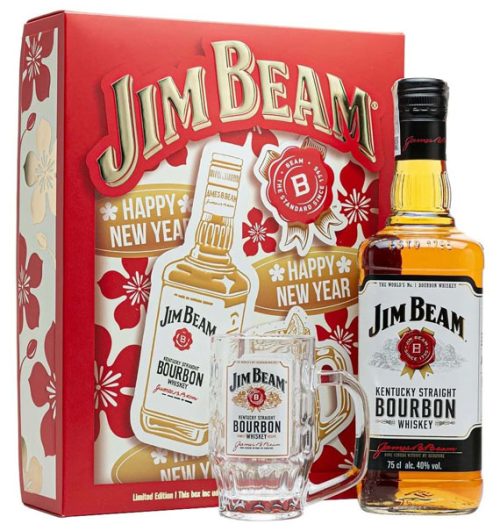 Jim Beam Bourbon Tet Gift Box