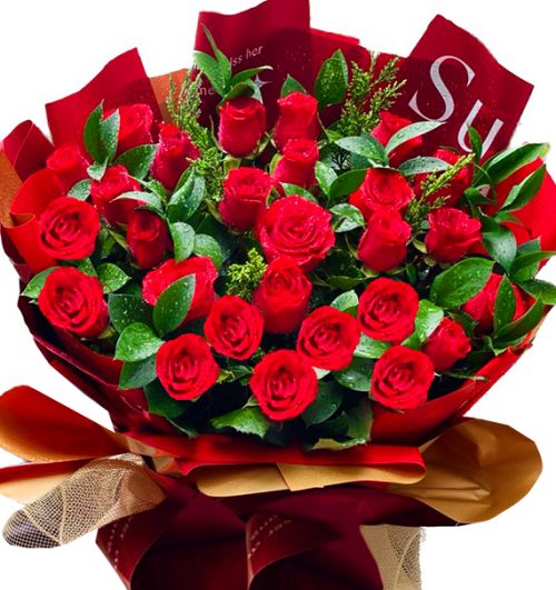 24 Red Roses - Women’s Day #4