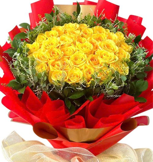 36 yellow roses womens day vietnam