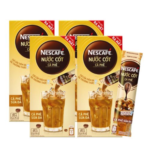 4 boxs of nescafe milk ice coffee