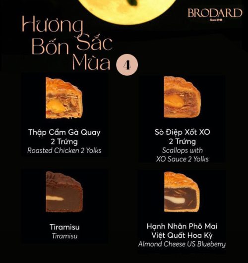 brodard mooncakes combo huong sac bon mua 04