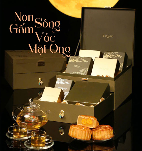 brodard mooncakes combo non song gam voc mat ong