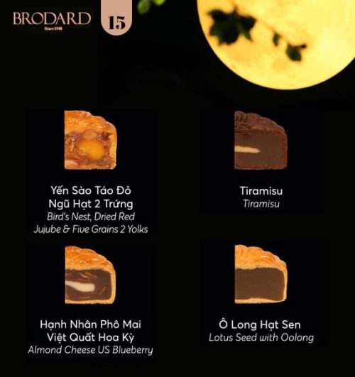 brodard mooncakes vietnam combo 15