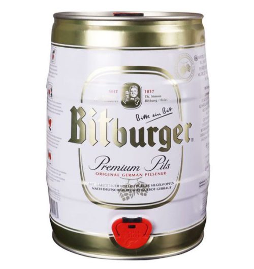 bitburger beer 5 liters