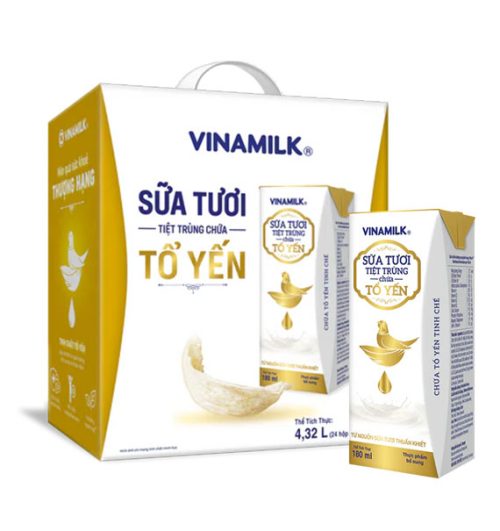 vinamilk 100 fresh milk birds nest