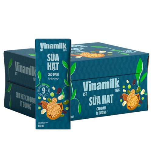 vinamilk high protein nut milk low sugar