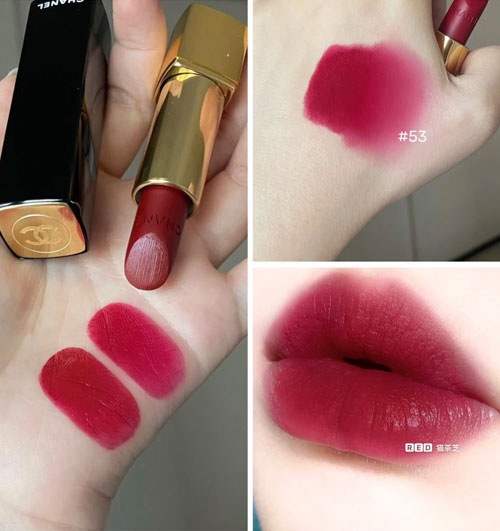 chanel rouge allure velvet 53 inspirante view