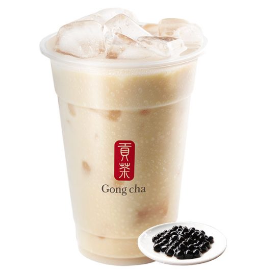 oolong milk tea with black pearl