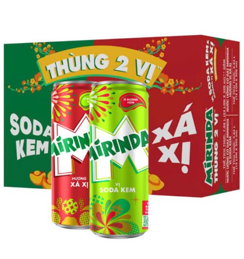 mirinda mixed flavor soft drink tet 2025 version