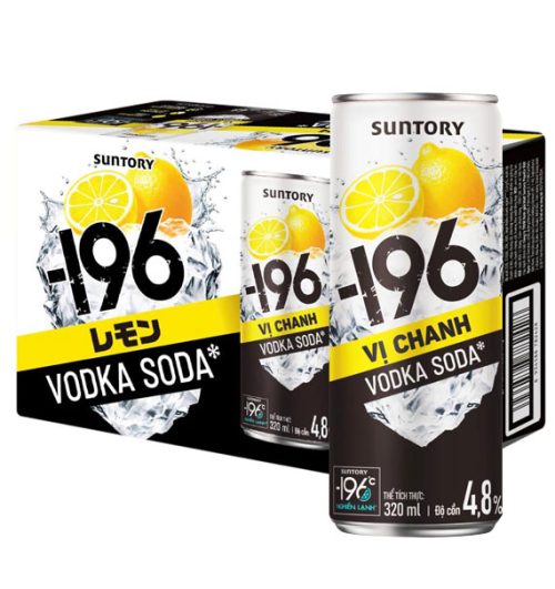 vodka soda 196 lemon flavor