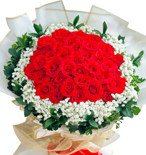 48 red roses valentine vietnam 03a