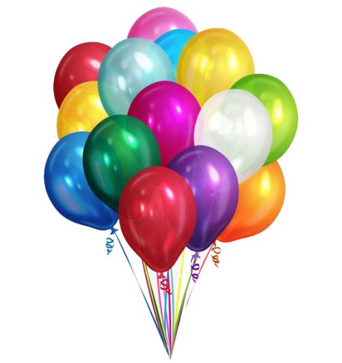 inflatable latex balloons with helium